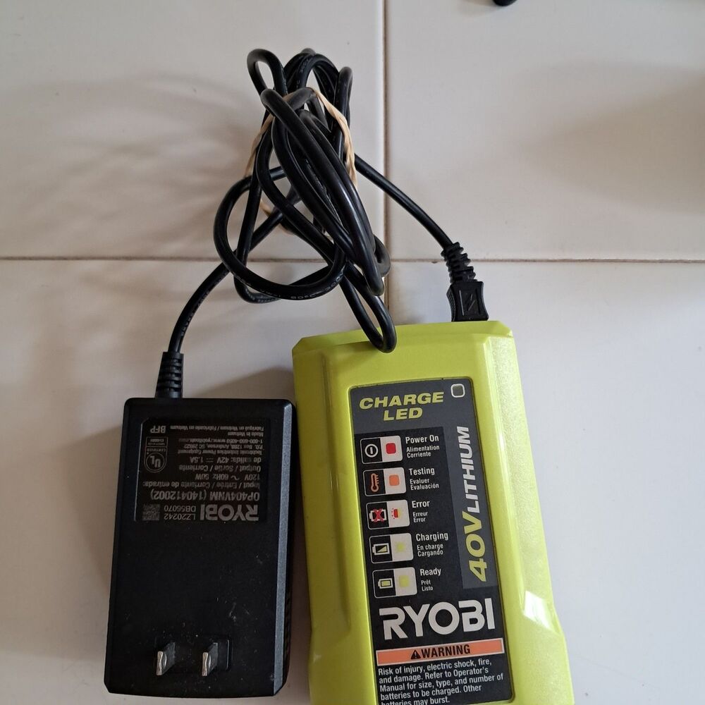 For RYOBI 40V Lithium Battery Charger OP404VNM